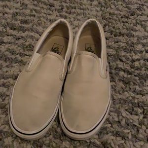 Women’s Cream Vans